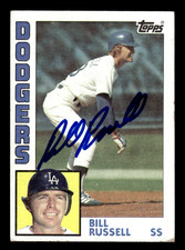 Bill Russell Dodgers 1984 Topps Auto #792 SIGNED w/COA