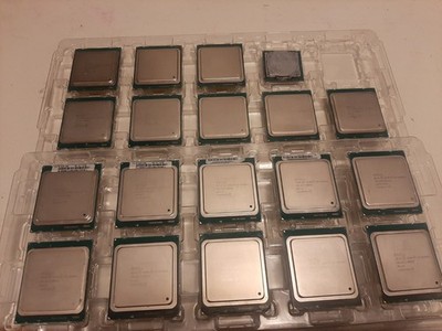 Lot of 9 CPU'S : 5 Intel Xeon E5-2680 v2 2.8GHz 10-Core LGA2011 CPU + OTHERS