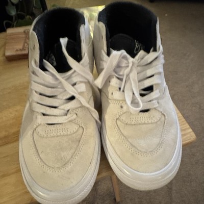 Vans Half Cab White Skateboarding Shoes PopCush Men's US 7 Medium (D, M)