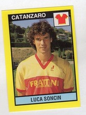 figurina IL GRANDE CALCIO VALLARDI 1988/89 NUMERO 392 CATANZARO SONCIN