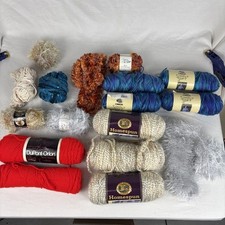 lot of 16 Skeins Yarn/Knitting/Crafts