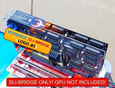 3DFX VOODOO 2 SLI (LOGO #1 YELLOW - SHORT)