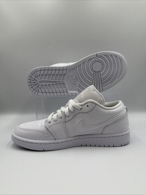 Womens Size 9.5 Air Jordan 1 Low Triple White W DV0990-111 | eBay