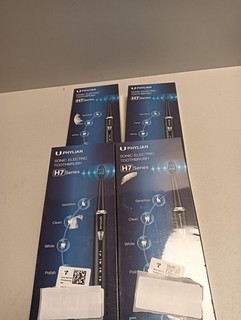 4x Sonic Elektrische Zahnbürste PHYLIAN H7 Elektrische Electric Toothbrush