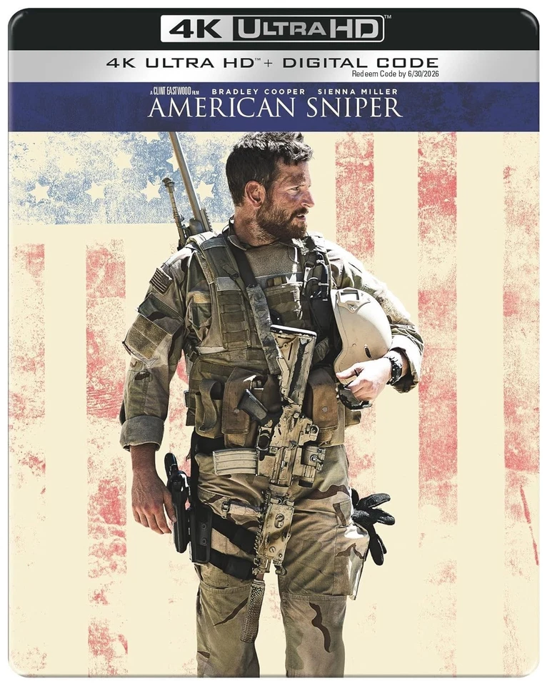AMERICAN SNIPER - US IMPORT 4K UHD BLURAY STEELBOOK ** NEW & SEALED! ** - Image 4 of 4