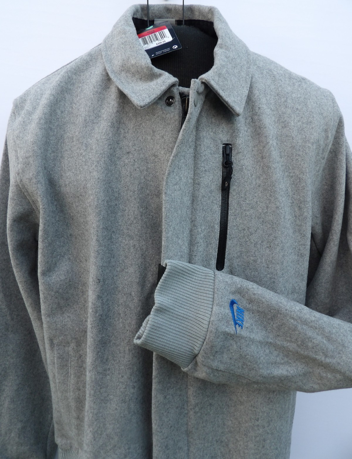 Nike Sportswear NSW Wool Coachstroyer Jacket 426774-063 Lt. Grey NWT VTG 2011 LG - second product detail image