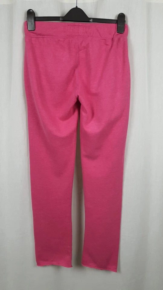 Superdry Applique Slim Non Cuffed Joggers Paloma Pink Size S Rrp £64 CR059 BB 20 - Image 2 of 4