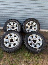 Ford F250f350 Rims And Tires Set Of 4 Oem Used 35x12.50r20 Ford F250f350 Rims And Tires Set Of 4 Oem Used 35x12.50r20