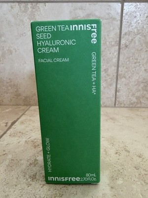Innisfree Green Tea Seed Hyaluronic Cream 80 ml 2.7.oz. JUMBO Size EXP 04/2028