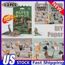 DIY Paper Cats - 50 Sheets DIY Origami Paper to Fold Cute Animal Cat Figures US