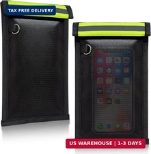 2 Pack Faraday Bags for Phones Car Keys, Cell Phone Signal Blocking Pouch