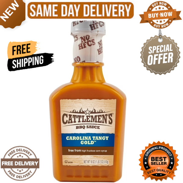 Cattlemen's Carolina Tangy Gold BBQ Sauce, 18 oz