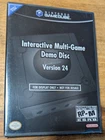 Nintendo Gamecube Interactive Multi-Game Demo Disc Version 24 RARE KIOSK SEALED