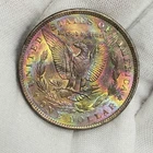1889-P $1 Morgan Dollar 90% Silver Philadelphia One Dollar US Coin RAINBOW TONER