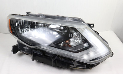 2017-2018-2019 NISSAN ROGUE RIGHT PASSENGER HEADLIGHT HALOGEN ,OEM.TESTED
