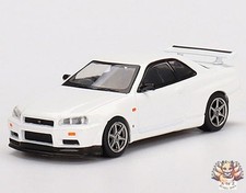 1/64 Nissan Skyline GT-R R34 V-Spec N1 RHD White miniGT [MGT00397-R]