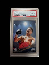 Naoya Inoue Boxing 2024 BBM Infinity Card #78 Gold Foil Facsimile PSA Graded 8