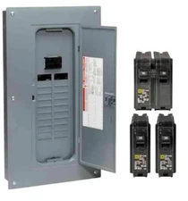 Square D HOM2040M100PQCV 100A 20-Space 40-Circuit Load Center Main Breaker Kit