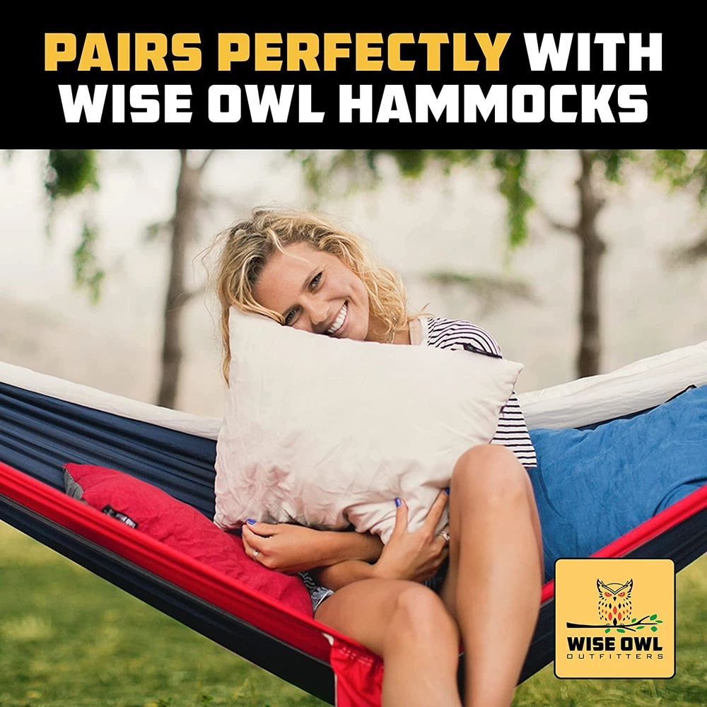 Memory Foam Camping Pillow for Travel, Hiking, Backpacking & Airplane Sleeping