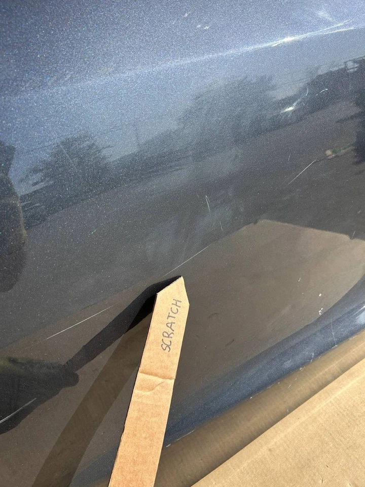 2017-2023 Tesla Model 3 Rear Right Passenger Side Door Shell Gray w/scratches - Image 4 of 4