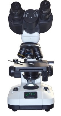 Binocular Compound Microscope Siedentopf Head, Coaxial Focus, 2500×, LED...