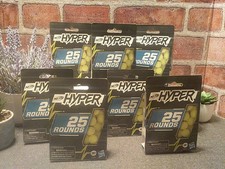 NERF Hyper Blasters Gun 175 Rounds Ammo Refills 7 NEW Individual Packs Of 25
