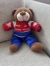 Clinton Enterprises Honda Racing Plush Teddy Bear Mascot Rare Collectible
