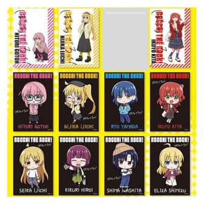 Bocchi Za Rock! Princess Cafe Postcard Set Band & SICK HACK Characters