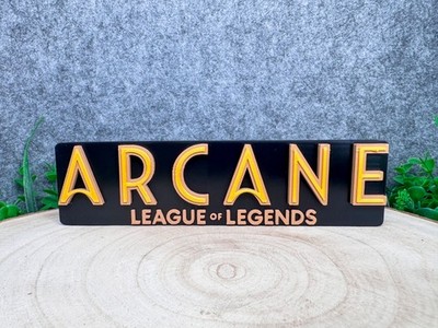 Arcane LOL - Geschenkidee für Fans und Sammler Fan Art 3D Nerd Geek Figuren