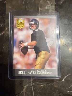 1991 Fleer Ultra Brett Favre Atlanta Falcons #283 Football Card RC