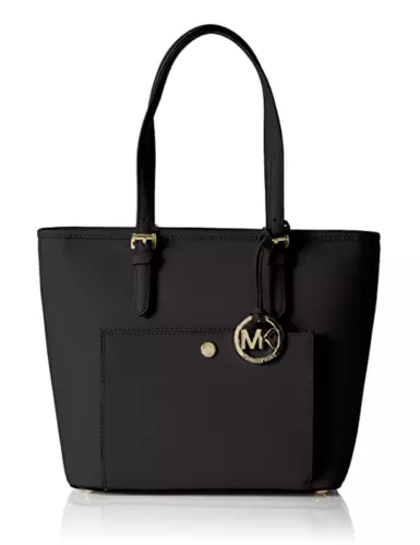MICHAEL KORS NWT Jet Set Medium Travel Tote Black 30S6GTTT3L Free Shipping