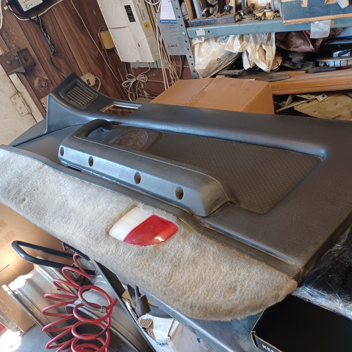 88 Mazda RX7 FC OEM RH Right door panel cover STOCK factory gray