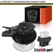 New HVAC Blower Motor &Resistor Kit for Chevy Tahoe Buick Enclave GMC Yukon Rear