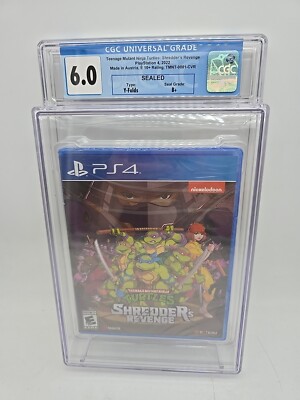 Teenage Mutant Ninja Turtles: Shredder's Revenge CGC Graded 6 B+ NEW PS4