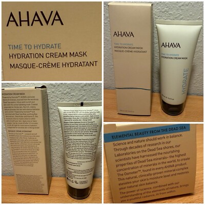 AHAVA   Time to Hydrate - Hydration Cream Mud-Enriched Mask Creamy   NEW!!