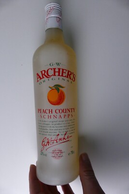 G.W.Archers Peach County Schnapps NOS RT-371