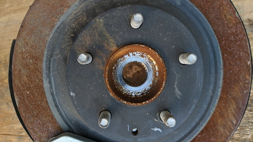 2018-2019 Mazda CX5 Rotor Caliper Knuckle Hub Set OEM CX5 Rear LEFT OEM — 第 3/4 张图片