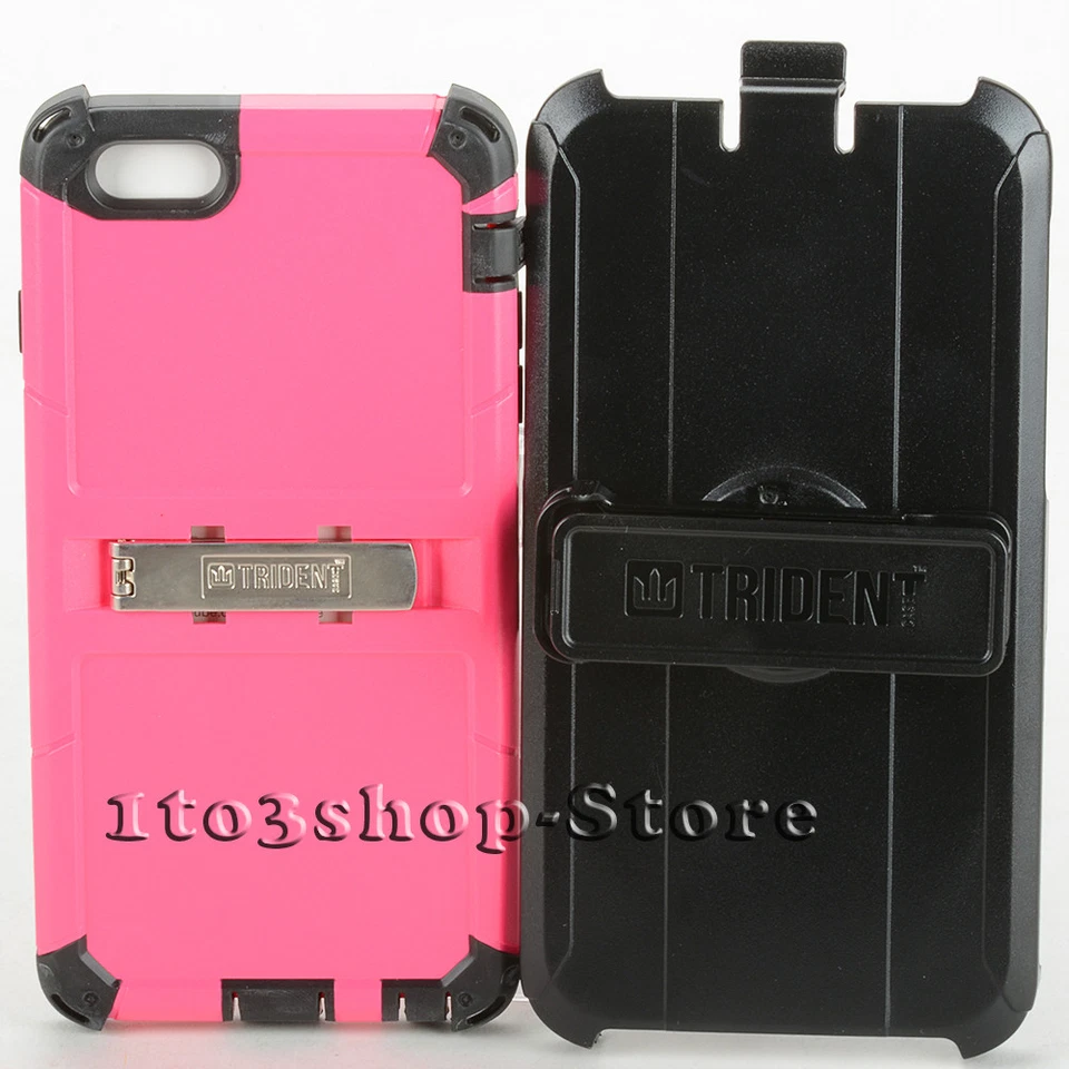 Funda Trident Kraken AMS iPhone 6 Plus y iPhone 6s Plus con funda clip para cinturón rosa Foto 4 de 4