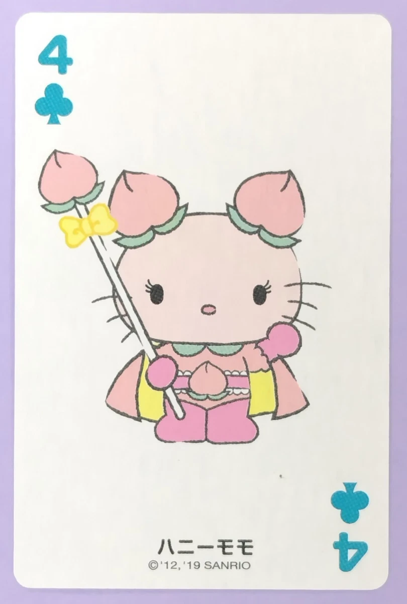 Honey MOMO Sanrio Characters Playing Card Promotional Clover 4 Japanese |  eBay