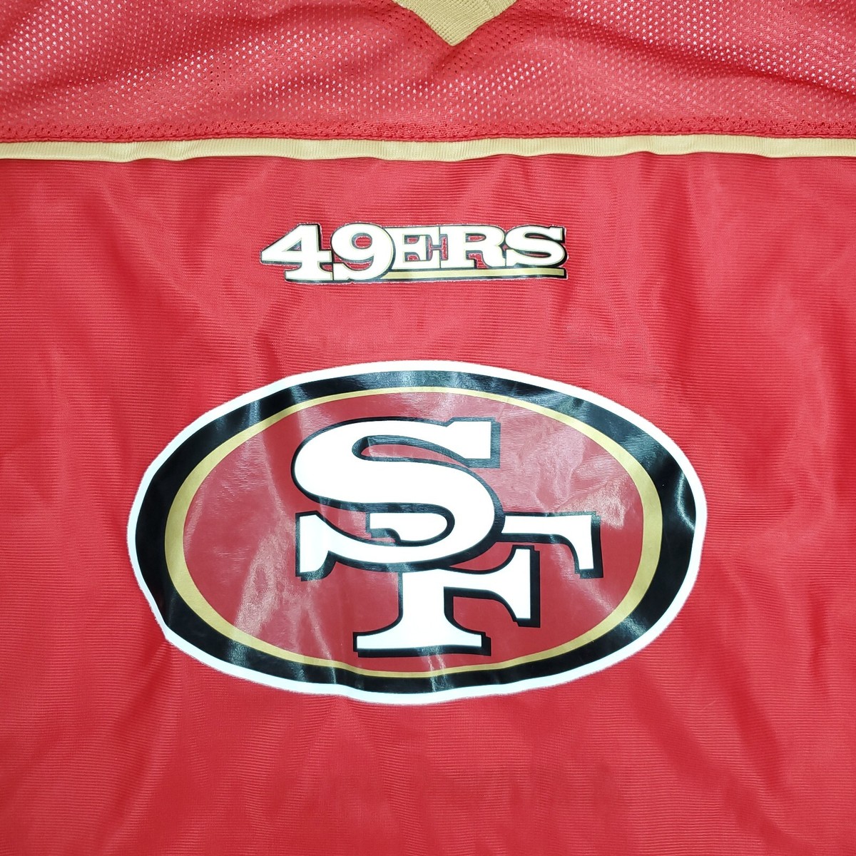 San Francisco 49ers Flag Football Jersey Shirt Men Medium Red