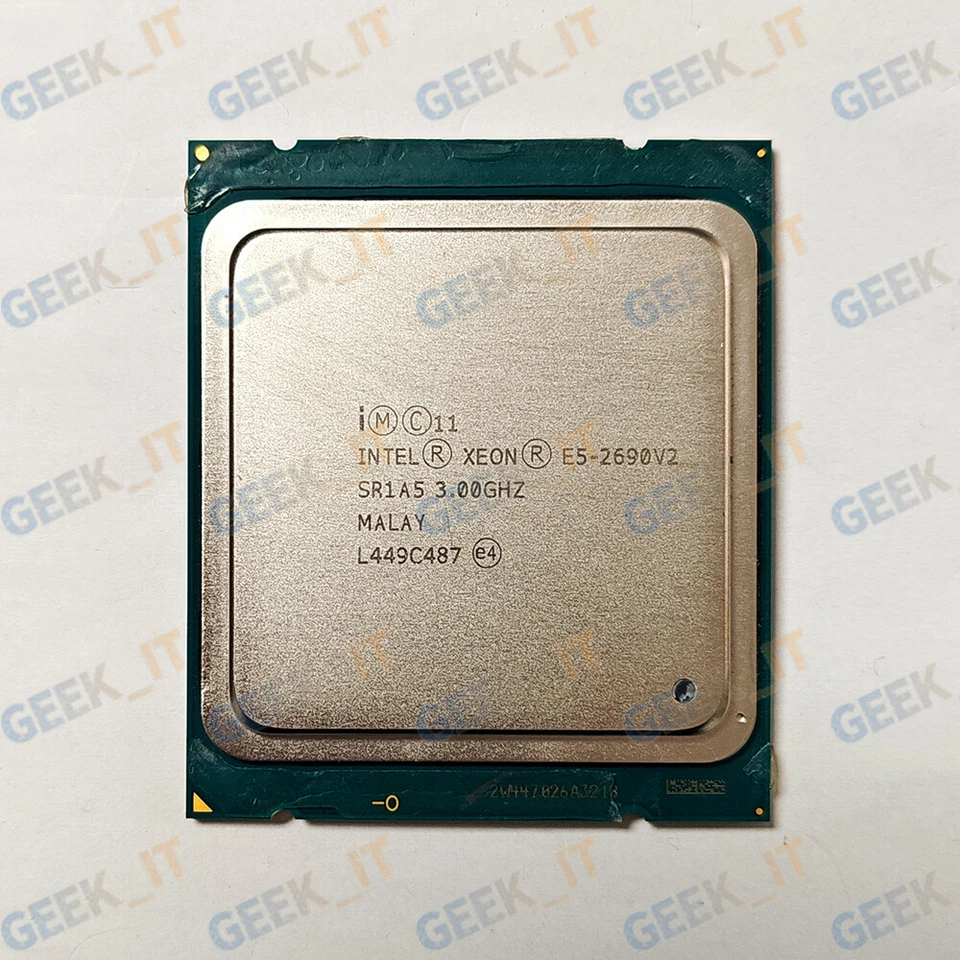 ✅Intel Xeon E5-2690v2 SR1A5 3.0GHz 10C / 20T 25MB 130W LGA2011 CPU E5 2690 v2 - Image 4 of 4