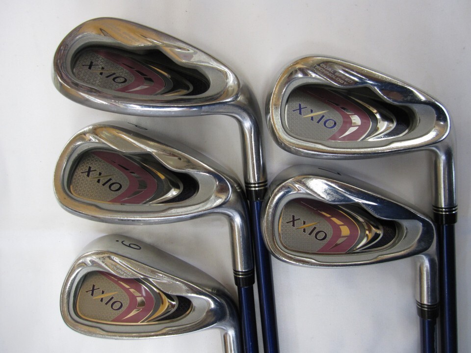 【激安通販 オンラインショップ】日用品 9 XXIO Dunlop Ladies #7-9.P.S(5Clubs)/MP900/Flex:R Irons アイアン