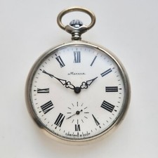 Vintage Soviet pocket watch Molniya Molnia 3602 watch made in USSR SERVICED