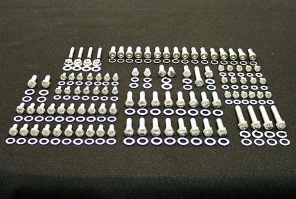 BBC ENGINE BOLTS KIT BIG BLOCK CHEVY 396 402 427 454 POLISHED STAINLESS