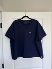 FIGS Catarina One-Pocket Scrub Top in Navy Blue size Women's 2XL — photo 7