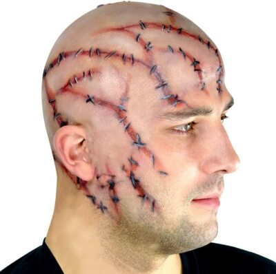 Woochie Classic Bald Caps - Professional Quality Halloween Costume Makeup - Stit