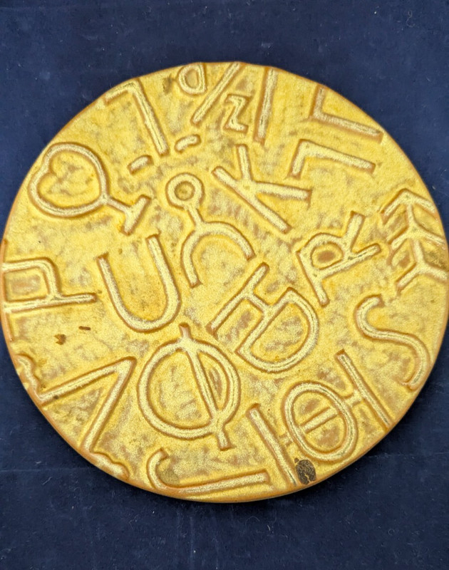 Frankoma Cattlebrands The Symbols of the Ranchers Plate 1994