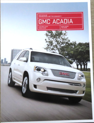 2012 GMC Acadia USA Prospekt Brochure, 32 Seiten