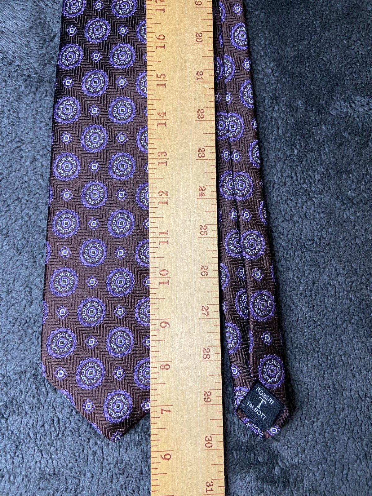 Robert Talbott Carmel Necktie Multicolor Geometri… - image 8