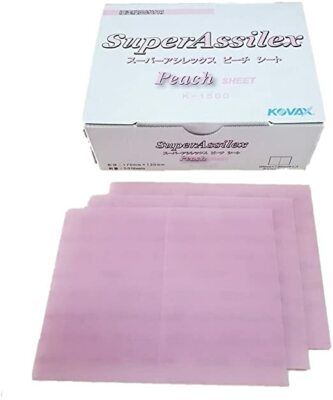 KOVAX Eagle Abrasives Super Assilex sheet Peach 1500 Grit 1912505 50 sheets/box